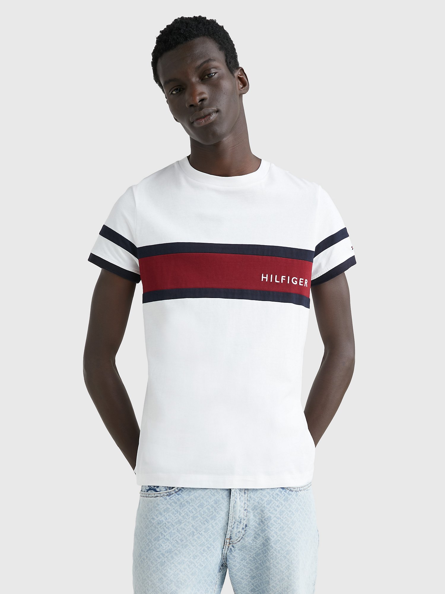 Slim Fit Stripe T-Shirt | Tommy Hilfiger