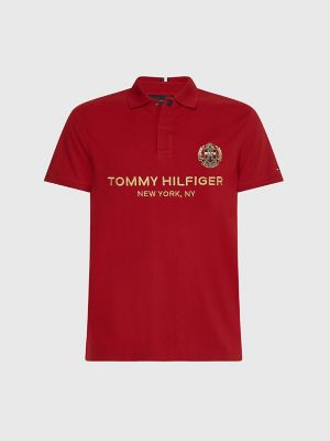 | Tommy Hilfiger Fit USA Polo Crest Logo Slim