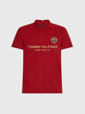 Slim Fit Crest Logo Polo | Tommy Hilfiger USA