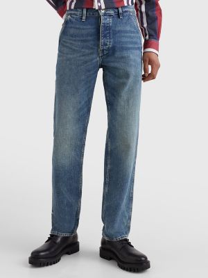 Tapered Fit Indigo Wash Jean