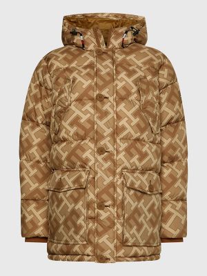 Big And Tall Monogram Hooded Parka