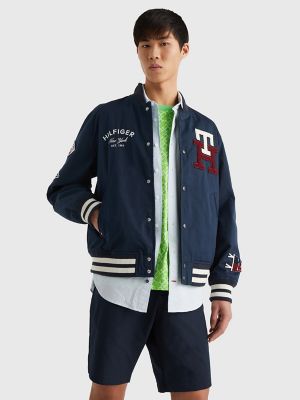 Monogram Cotton Blend Varsity Jacket