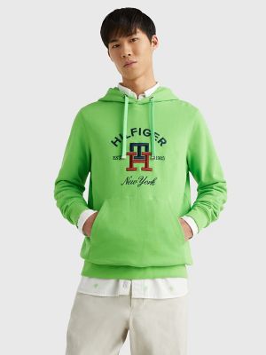 Lime green best sale tommy hilfiger hoodie