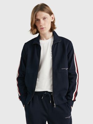 Tommy hilfiger clearance tape sweatshirt navy