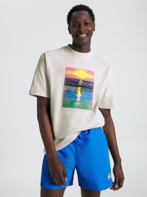 Tシャツ・カットソー TIMCOMIX x HELLO SUNRISE Tim Dadito On The Beach SS TH X ANDY WARHOL Sunset T-Shirt | Tommy Hilfiger USA