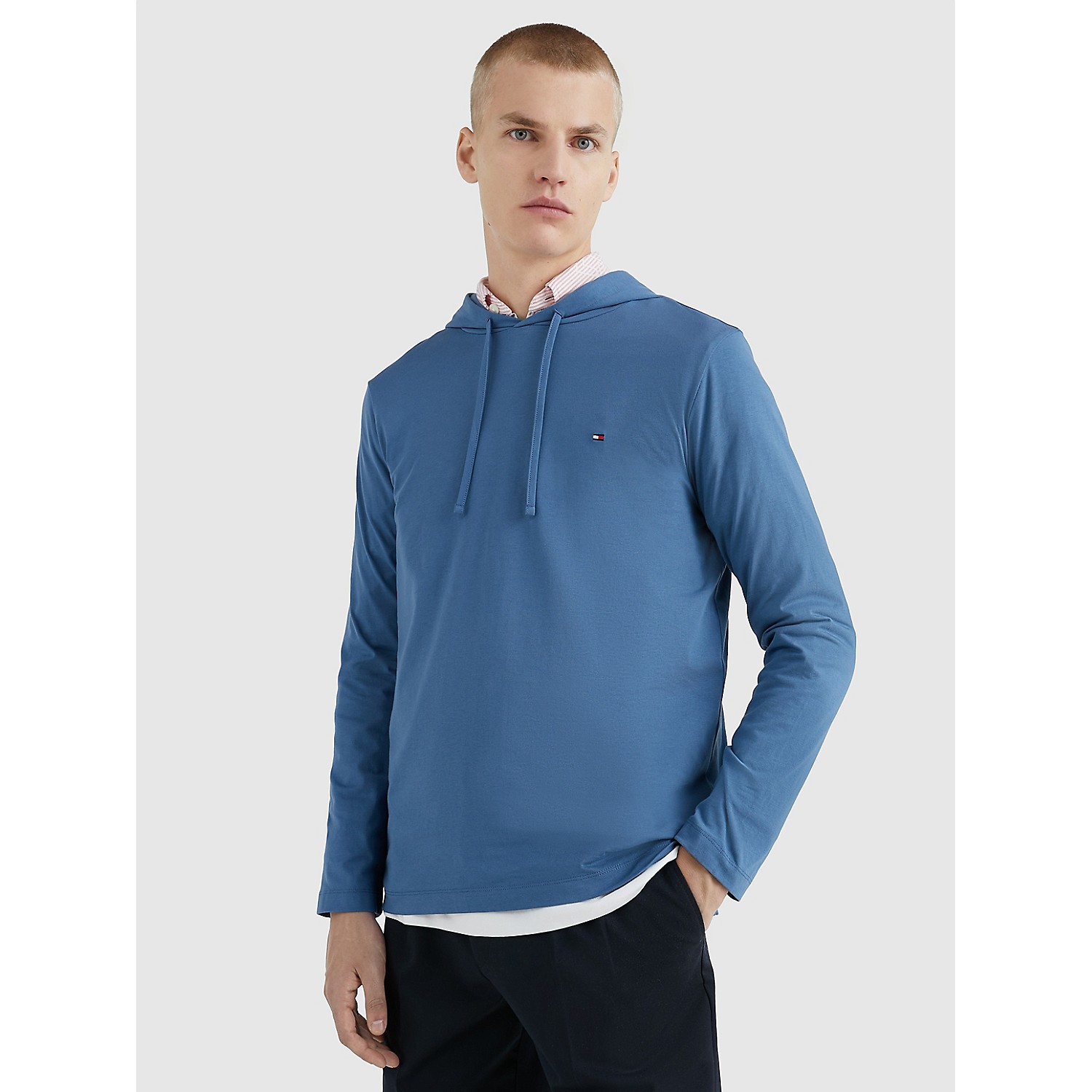 TOMMY HILFIGER Long-Sleeve Hooded T-Shirt