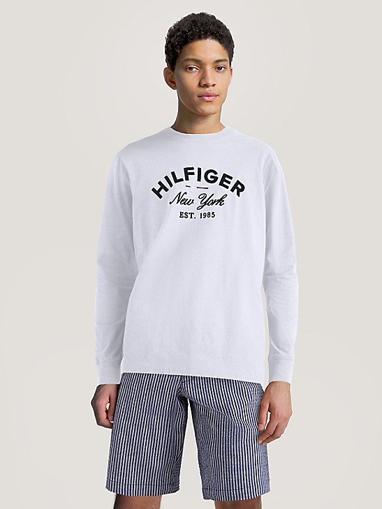 breed trui Competitief Hilfiger NYC Logo Long-Sleeve T-Shirt | Tommy Hilfiger