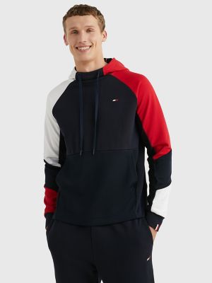 Tommy Hilfiger Men's Martin Colorblock Hoodie with Extended Zipper Pull -  Macy's