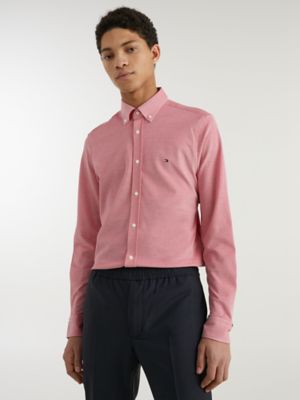 Pink shirt hot sale tommy hilfiger