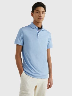 TOMMY HILFIGER, Light blue Men's Polo Shirt