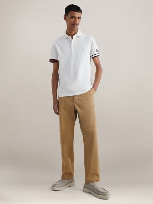 Slim Fit Flag Cuff Polo | Tommy Hilfiger