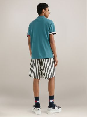 Tシャツ・カットソー TRILLION Washable boucle collar short sleeve knit LIGHT GREE CROCHET TEXTURED POLO SHIRT - Gray green | ZARA United States
