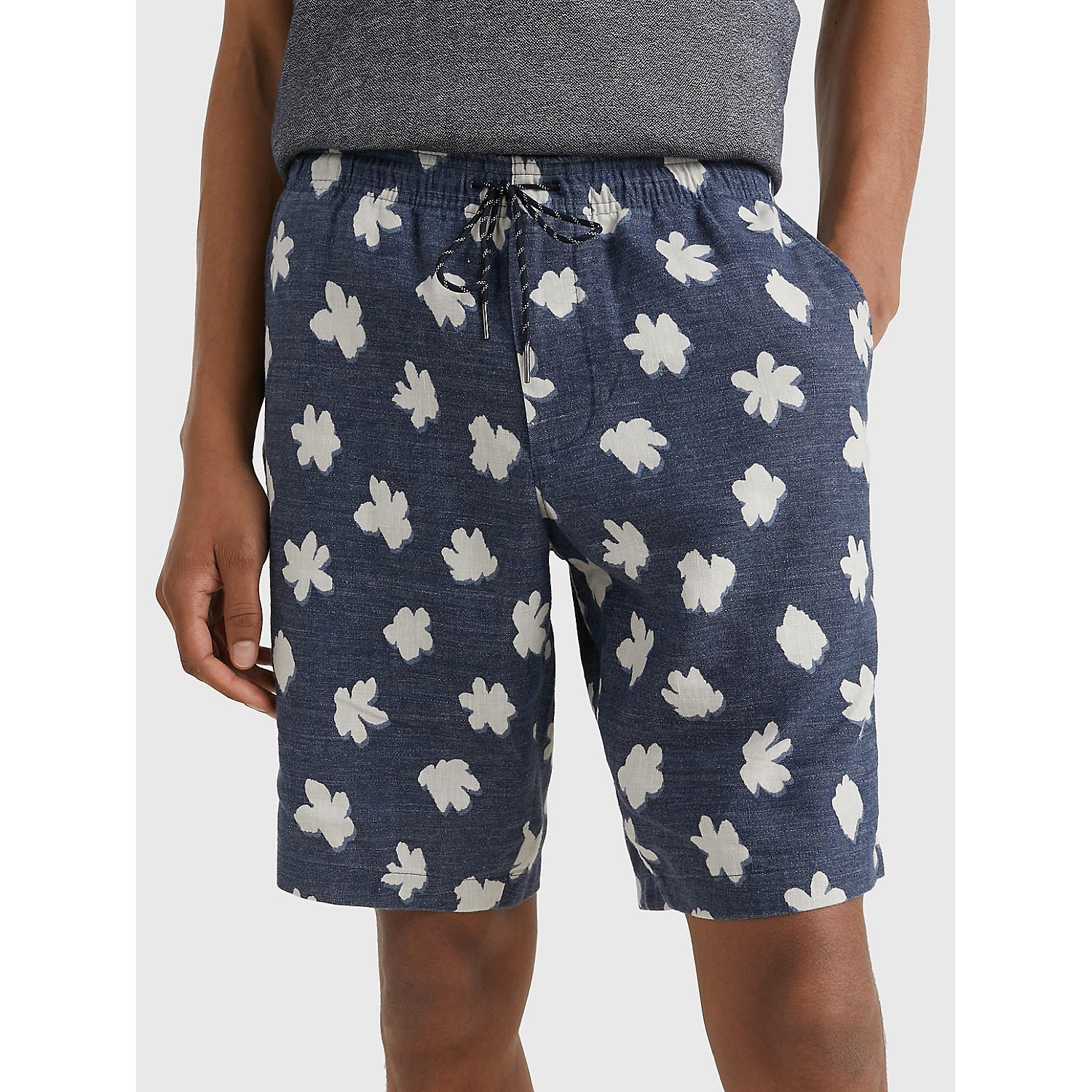TOMMY HILFIGER Relaxed Fit Flower Linen Short