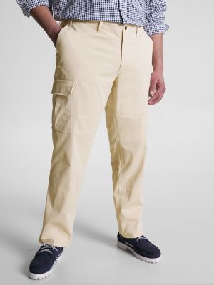 Tommy Jeans Mens Sherpa Logo Jogger Pants, Men's, Size: Large, Beige