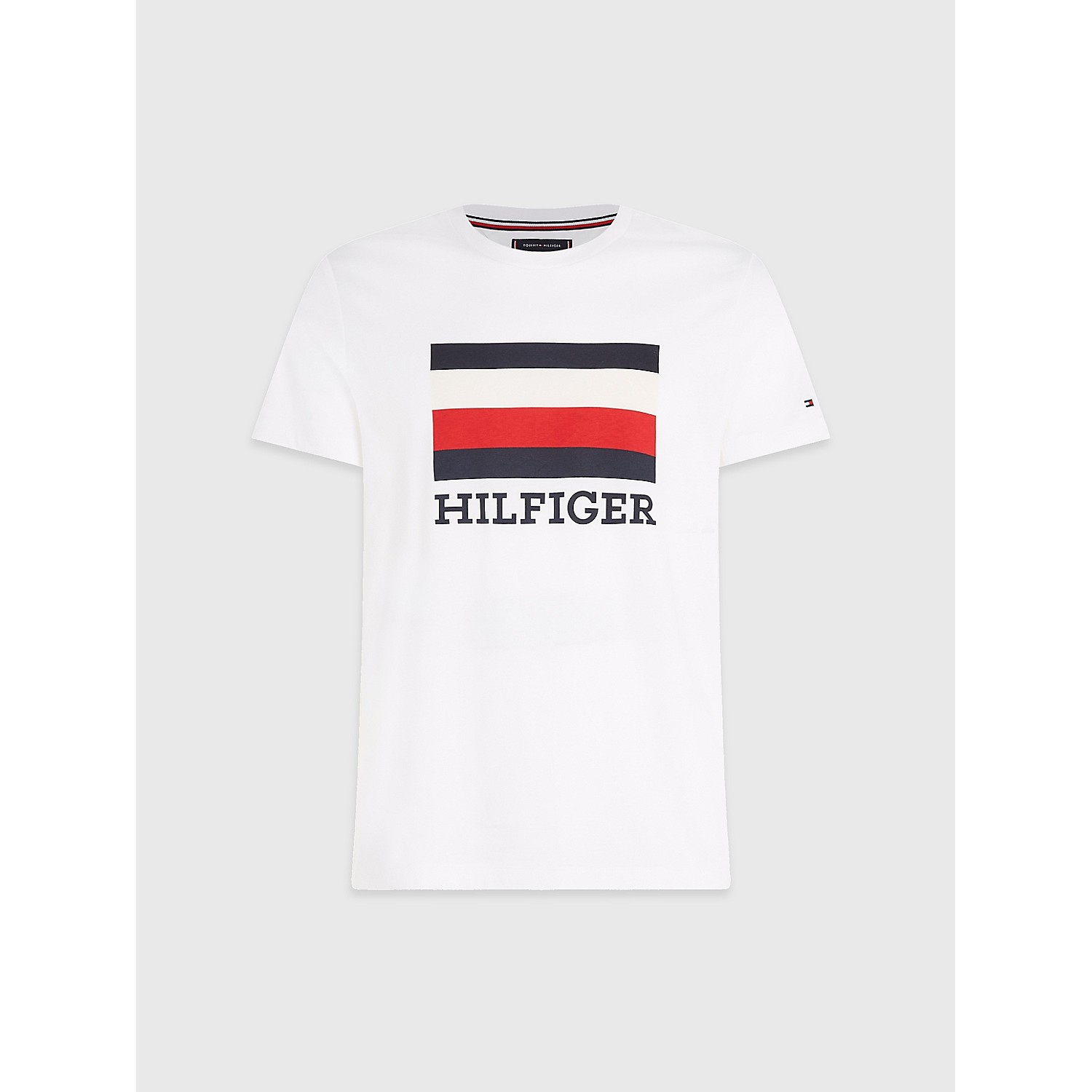 TOMMY HILFIGER Slim Fit Flag Monotype T-Shirt