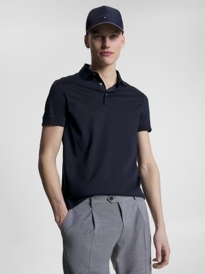 Slim Fit Mercerized Polo, Navy
