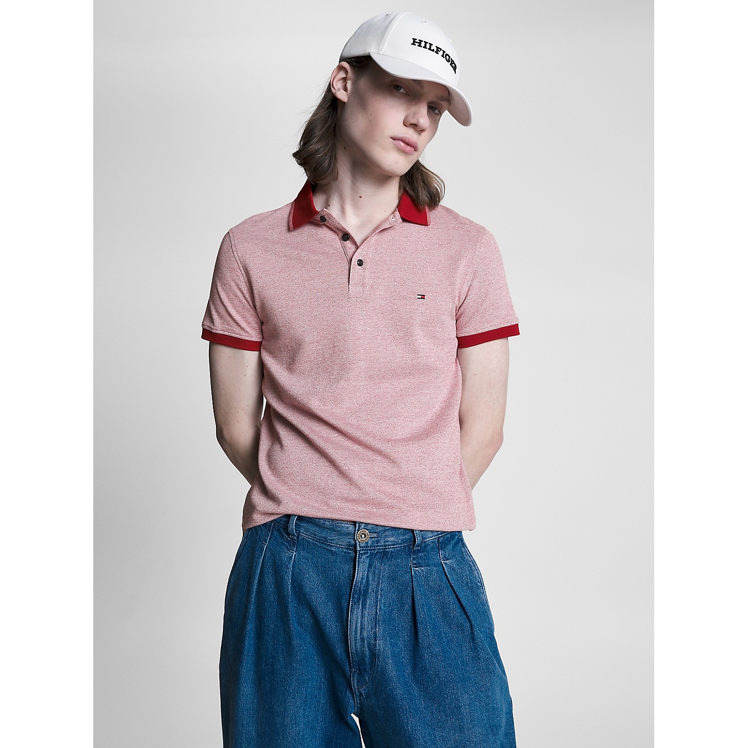 TOMMY HILFIGER Slim Fit Tipped Polo