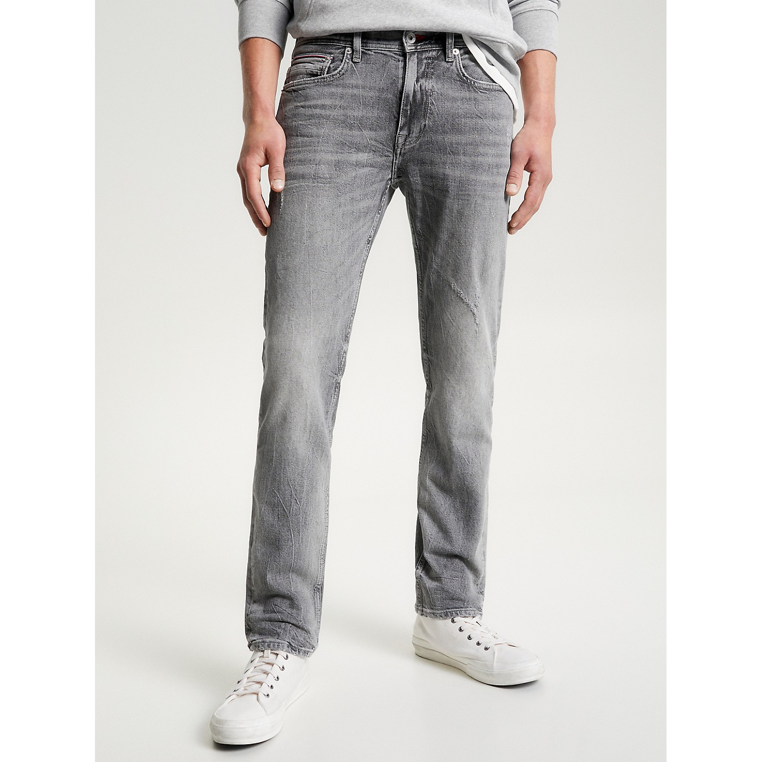 TOMMY HILFIGER Straight Fit Gray Wash Jean