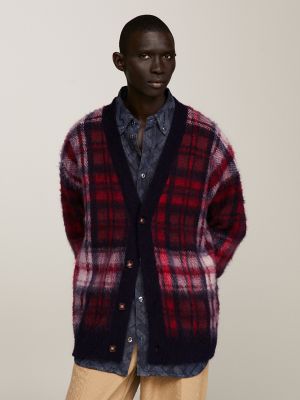 Fall hot sale plaid cardigan