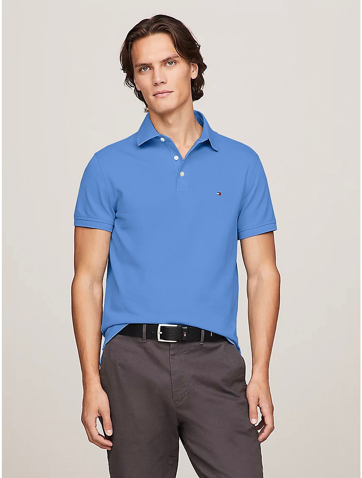Tommy Hilfiger Slim Fit 1985 Polo In Blue Spell