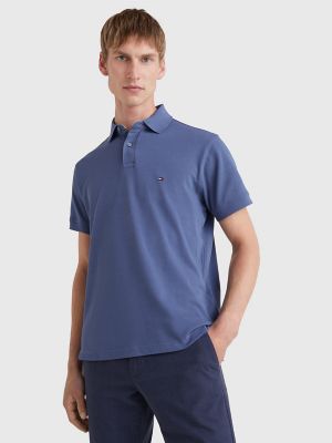 1985 Slim Fit Polo, Faded Indigo
