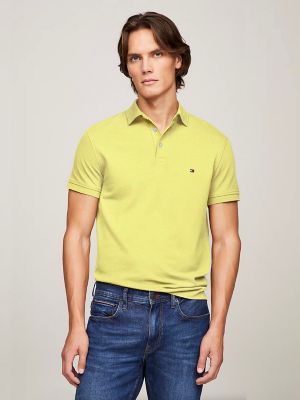 Yellow | Men\'s Polos | Tommy Hilfiger USA