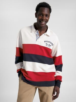 White tommy hilfiger sweatshirt mens hot sale