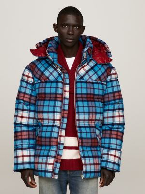 Flannel store puffer jacket