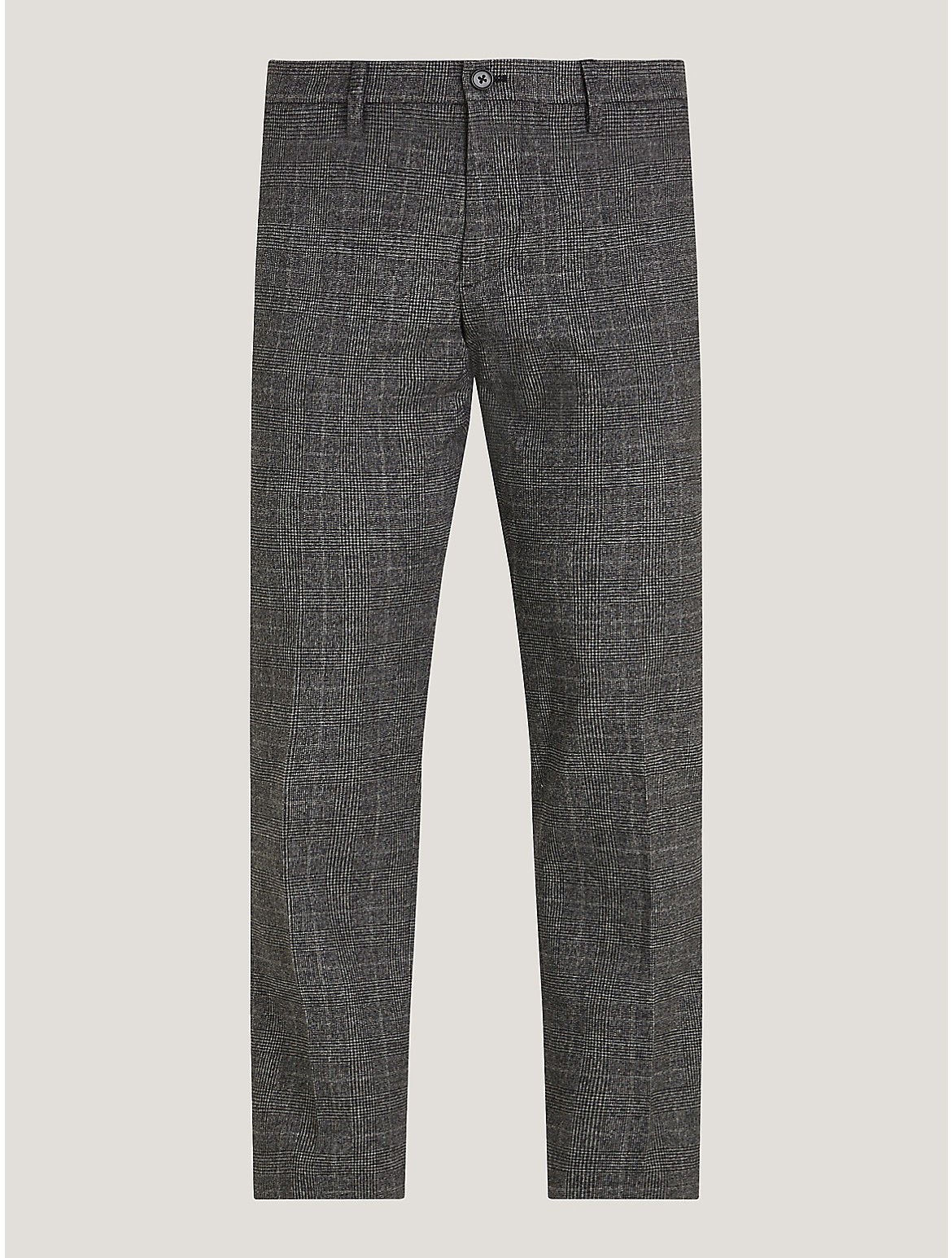 Tommy Hilfiger Men's Straight Fit Brushed Check Trouser
