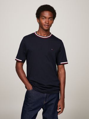 Signature Stripe Tipped T-Shirt | Tommy Hilfiger USA