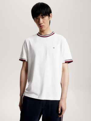 White | Men's T-Shirts | Tommy Hilfiger USA