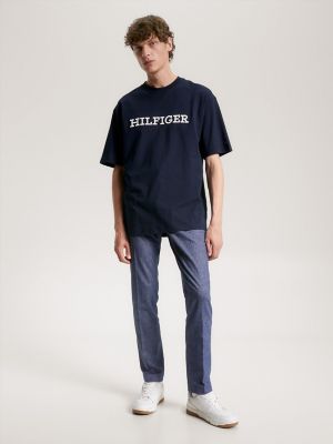 Embroidered Monotype Logo T-Shirt | Tommy Hilfiger USA