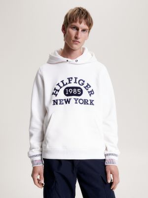 Tommy Hilfiger Outlet: hoodie with all-over logo - Beige