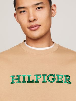 Embroidered Monotype Cotton Sweatshirt | Tommy Hilfiger USA