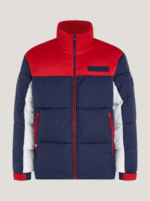 Tommy hilfiger blue clearance red and white jacket