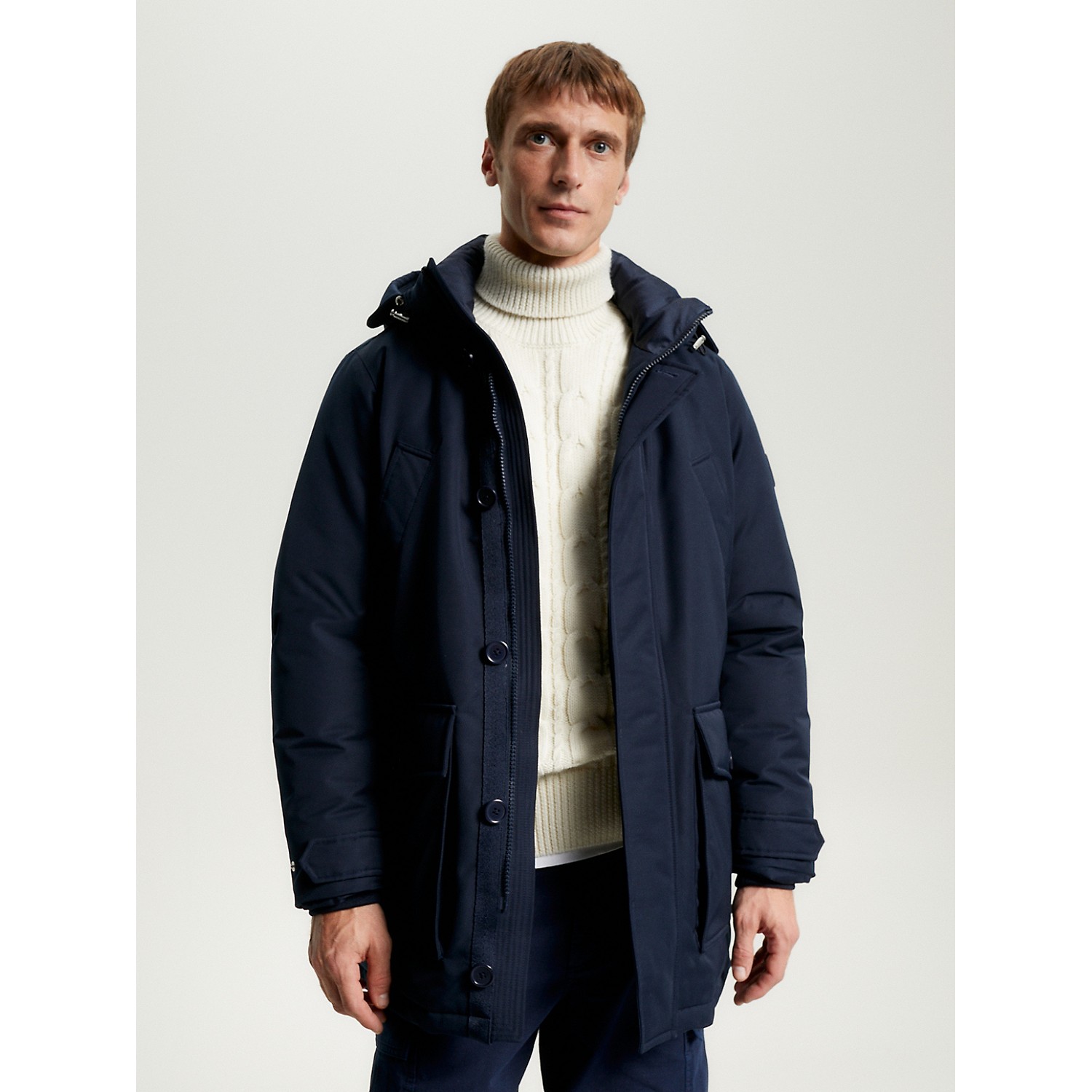 TOMMY HILFIGER Hooded Recycled Down Parka
