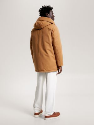 Lightweight Hooded Down Parka, Desert Khaki