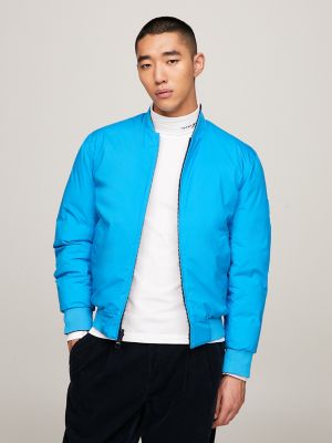 Tommy Hilfiger Men's Reversible Down Bomber Jacket - Blue - S