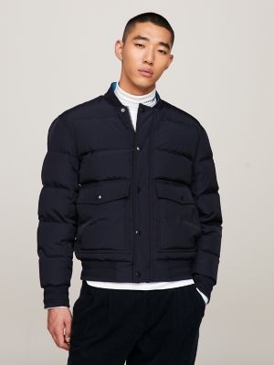 Tommy Hilfiger Men's Reversible Down Bomber Jacket - Blue - S