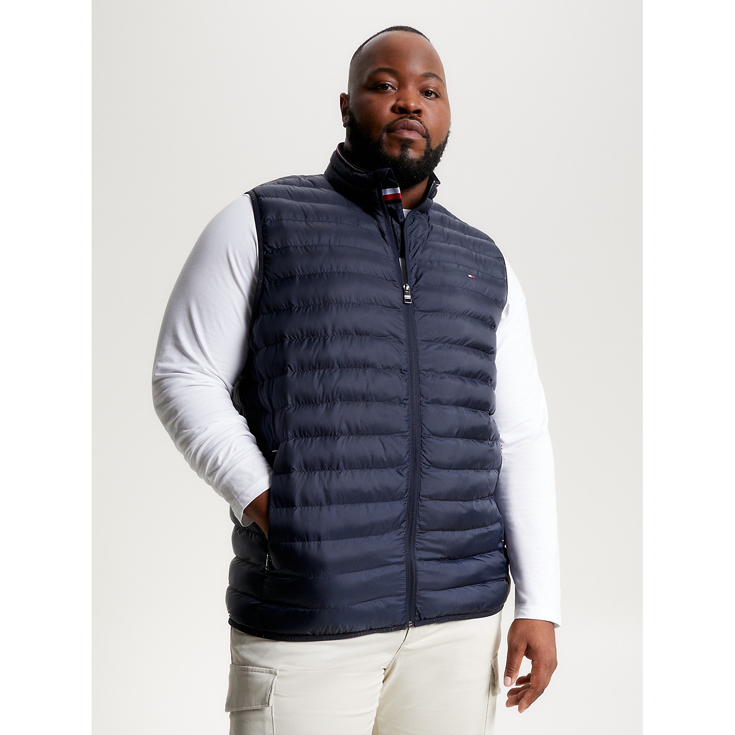 TOMMY HILFIGER Big and Tall Recycled Packable Vest