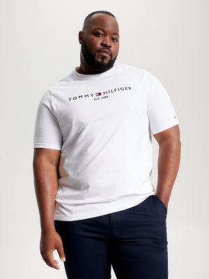 Big and Tall Hilfiger Logo T Shirt Tommy Hilfiger USA