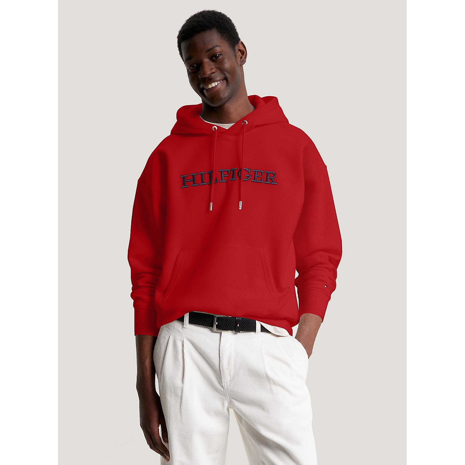 TOMMY HILFIGER Embroidered Monotype Hoodie