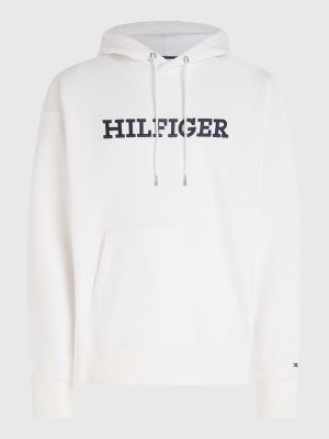 Embroidered Tommy Hoodie Monotype USA | Hilfiger