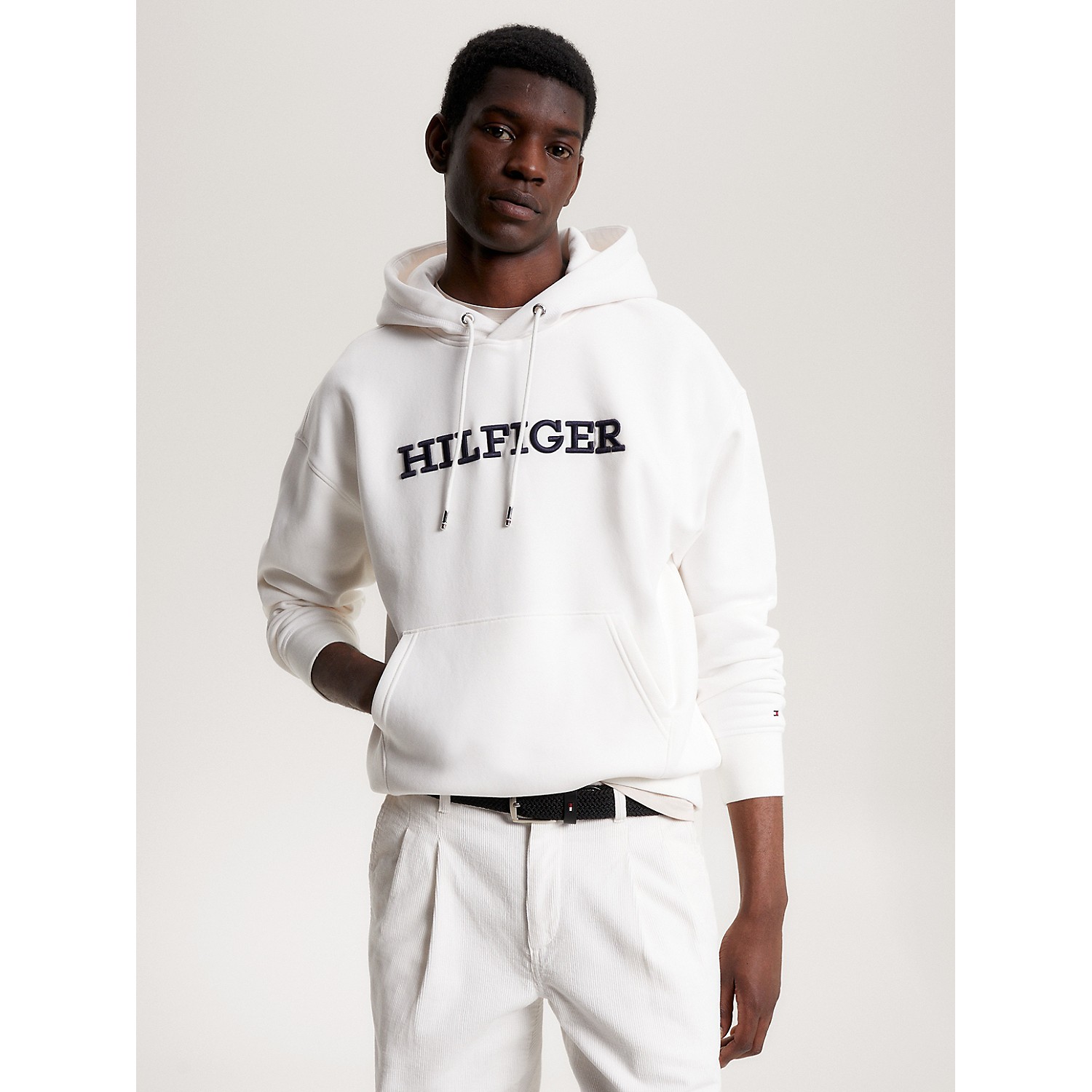 TOMMY HILFIGER Embroidered Monotype Hoodie
