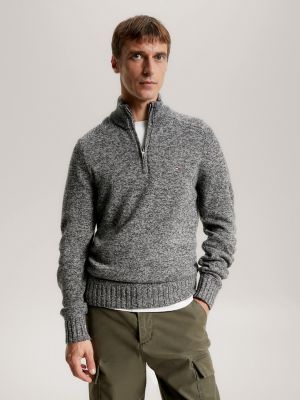 Merino wool quarter cheap zip