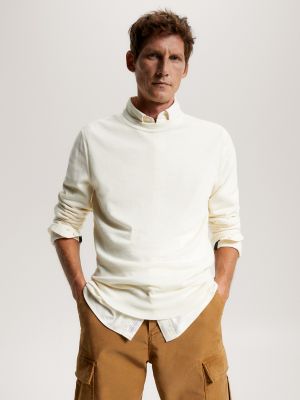 Merino Wool Sweater, Ecru