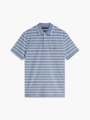 Мужские топы Tommy Hilfiger Regular Fit Linen-Blend Pique Polo — фото 5
