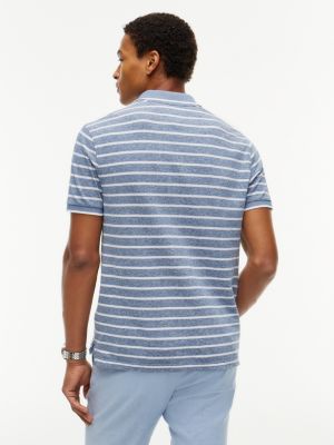 Мужские топы Tommy Hilfiger Regular Fit Linen-Blend Pique Polo — фото 4