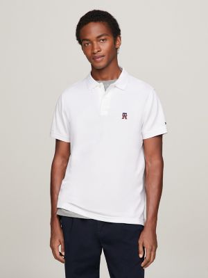 Regular Fit Embroidered Tommy Logo Polo