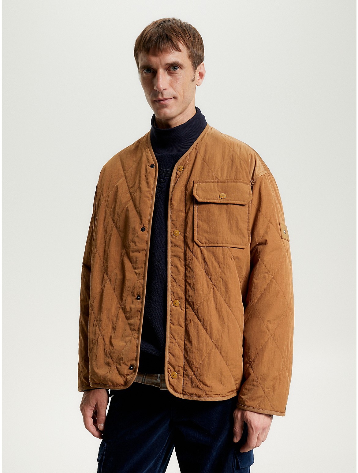 Tommy Hilfiger Packable Quilted Liner Jacket In Desert Khaki